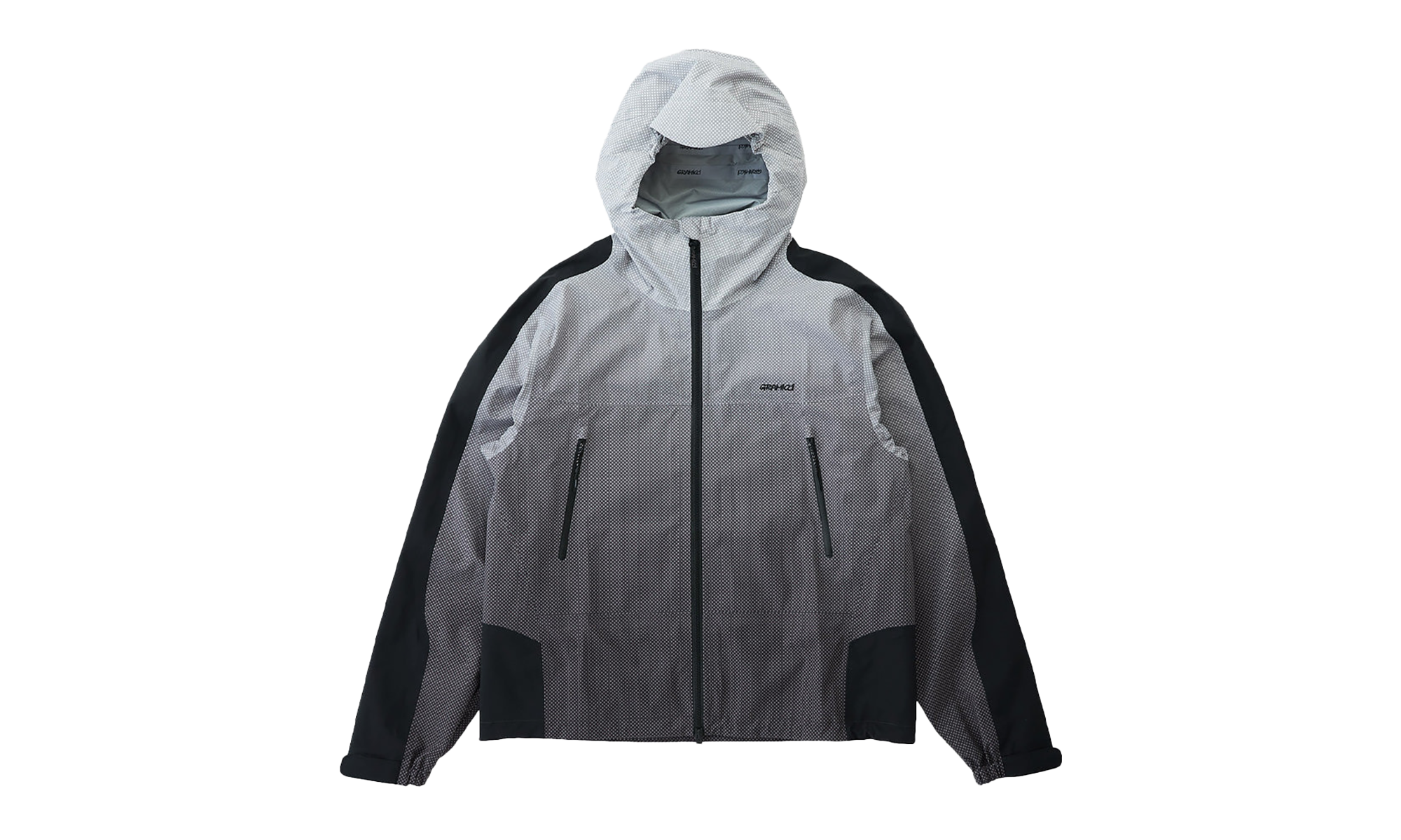 3L Guide Hooded Nylon Jacket "Dot Gradient" G5FU J012 GRY