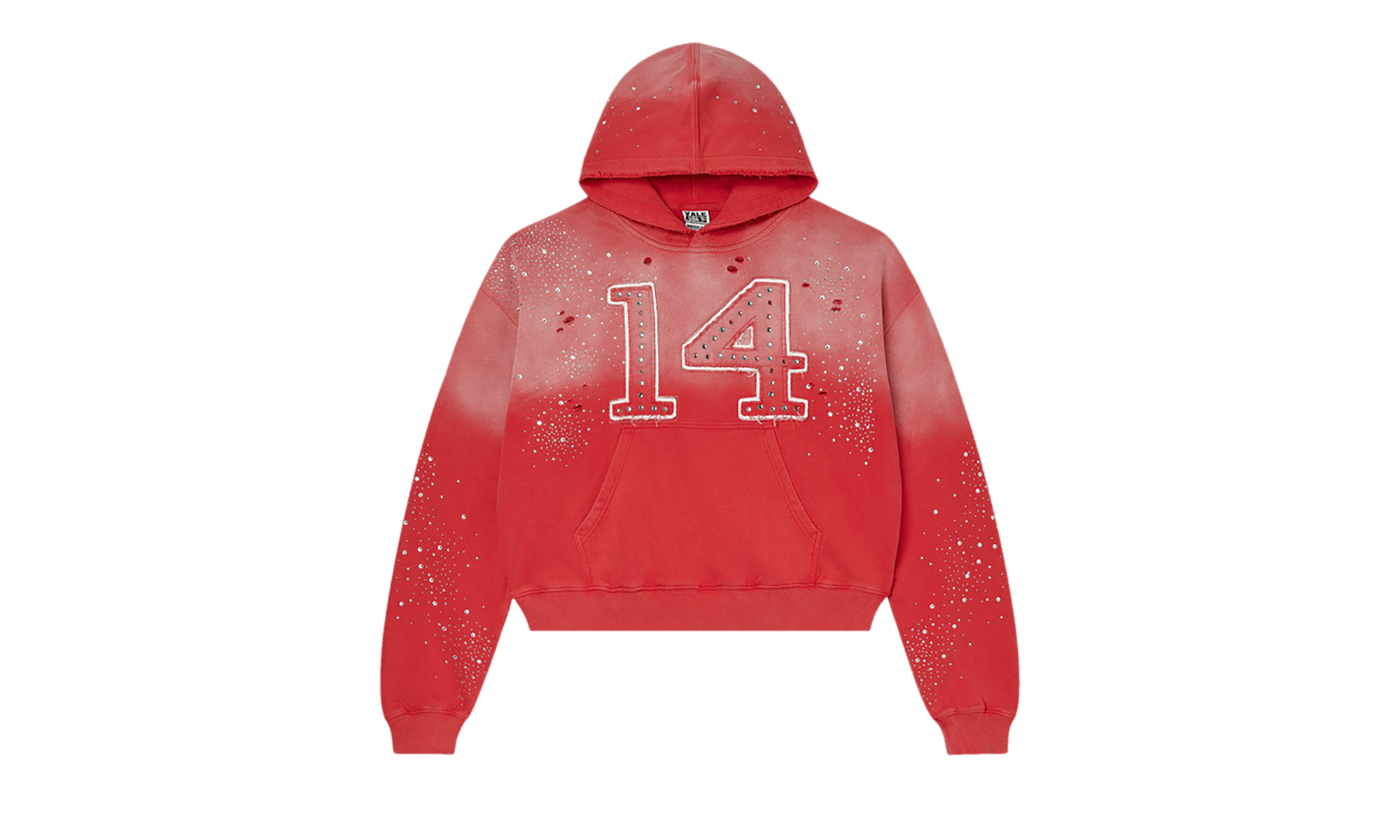14 Patch Pullover Hoodie "Red" VALE 09 007 PP RD