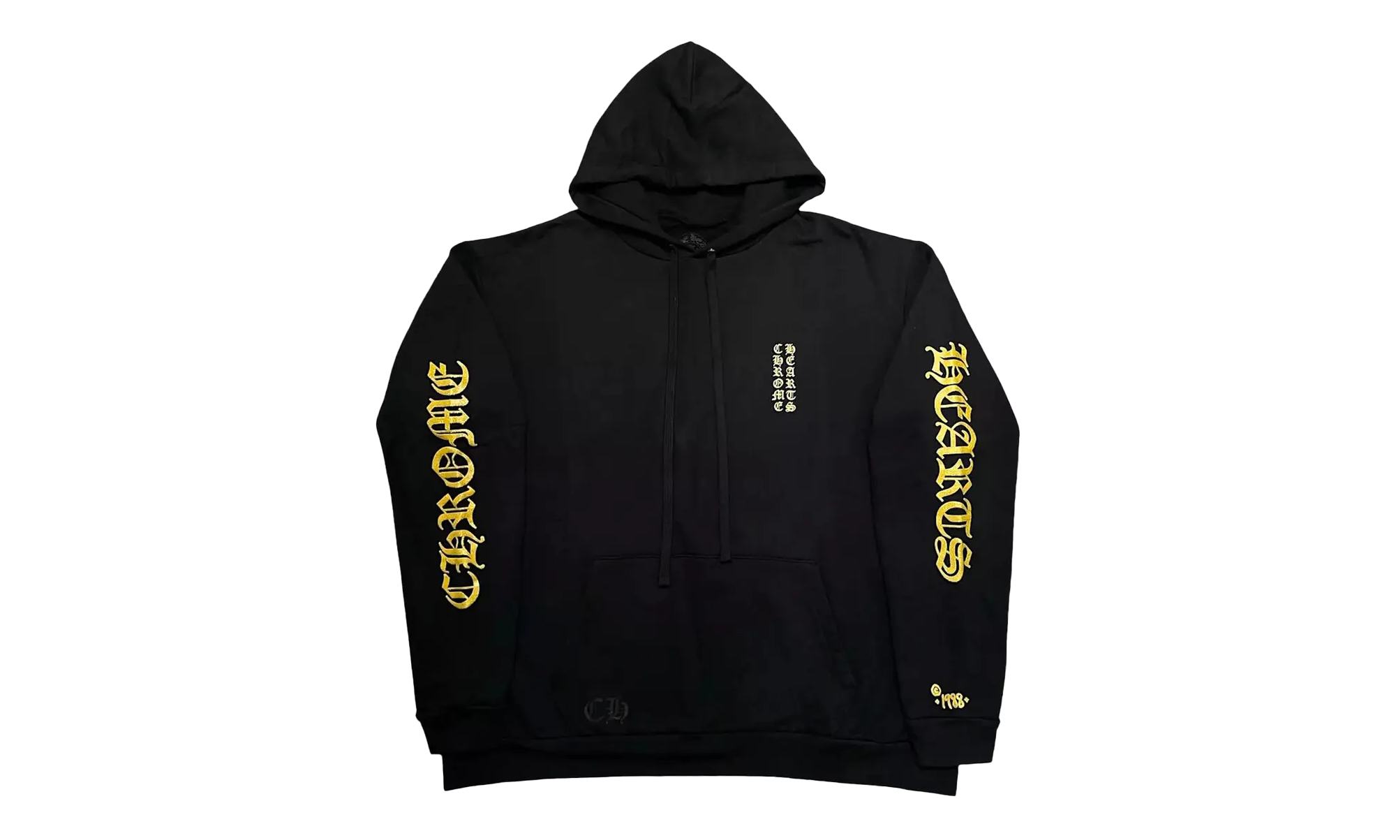 1988 Hoodie Gold Glitter 'Black/Gold "Gold Glitter" CHRM0446