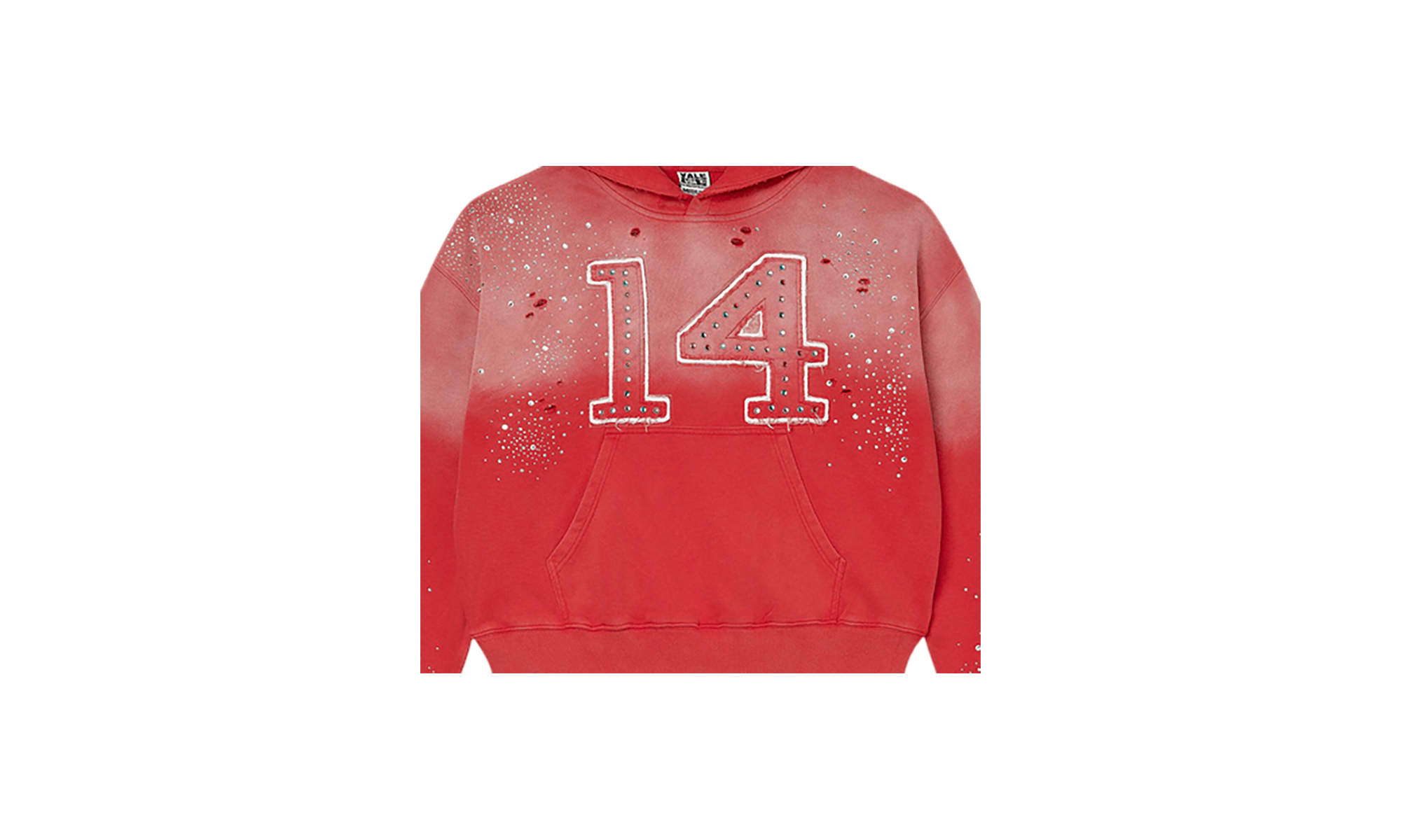 14 Patch Pullover Hoodie "Red" VALE 09 007 PP RD