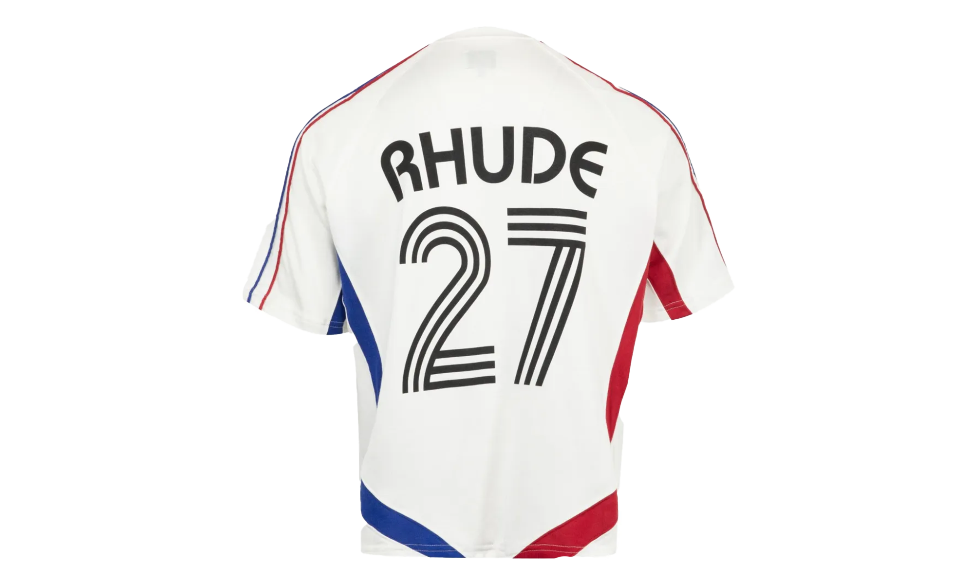 27 Jersey Tee "Off White / Navy / Red" RHSS25TT03230