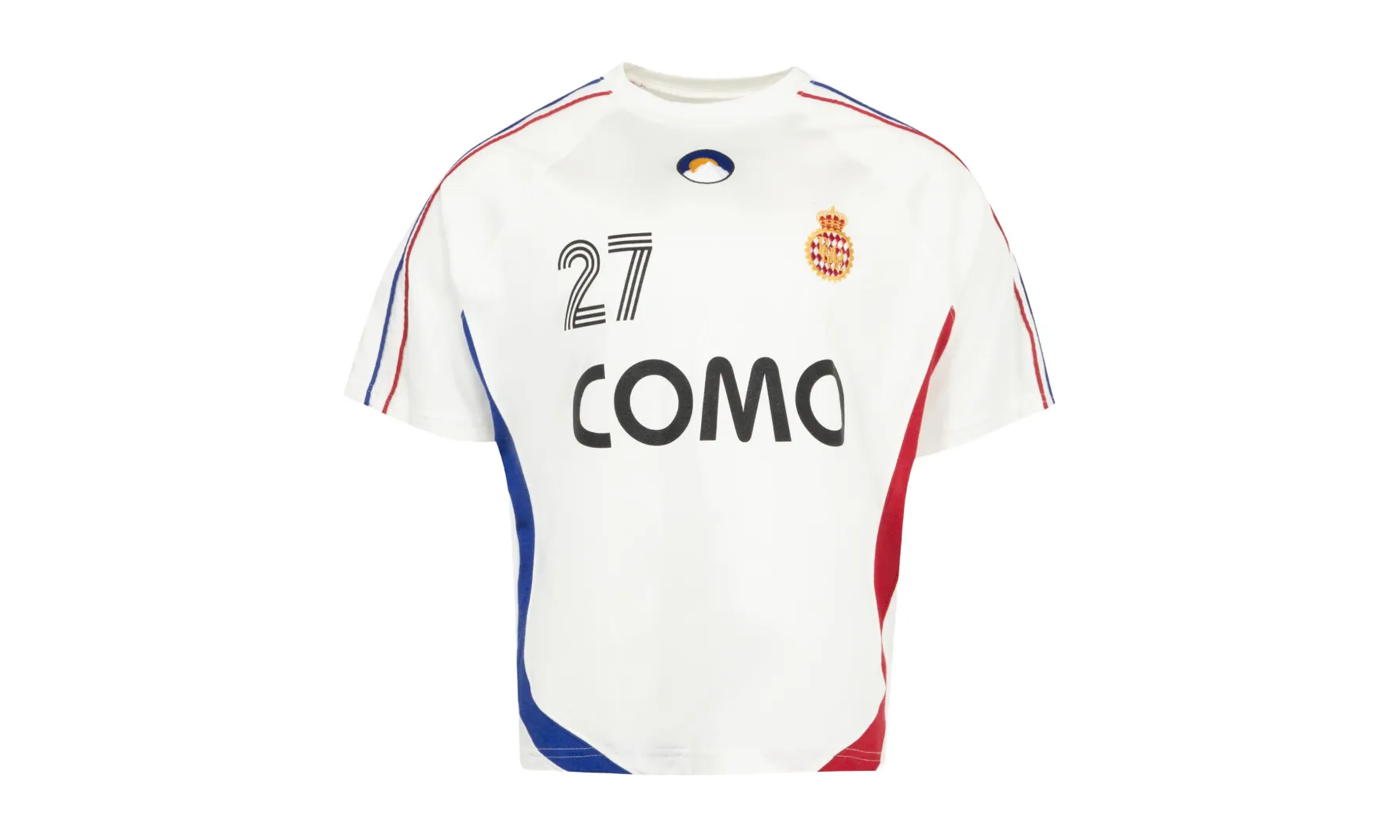 27 Jersey Tee "Off White / Navy / Red" RHSS25TT03230