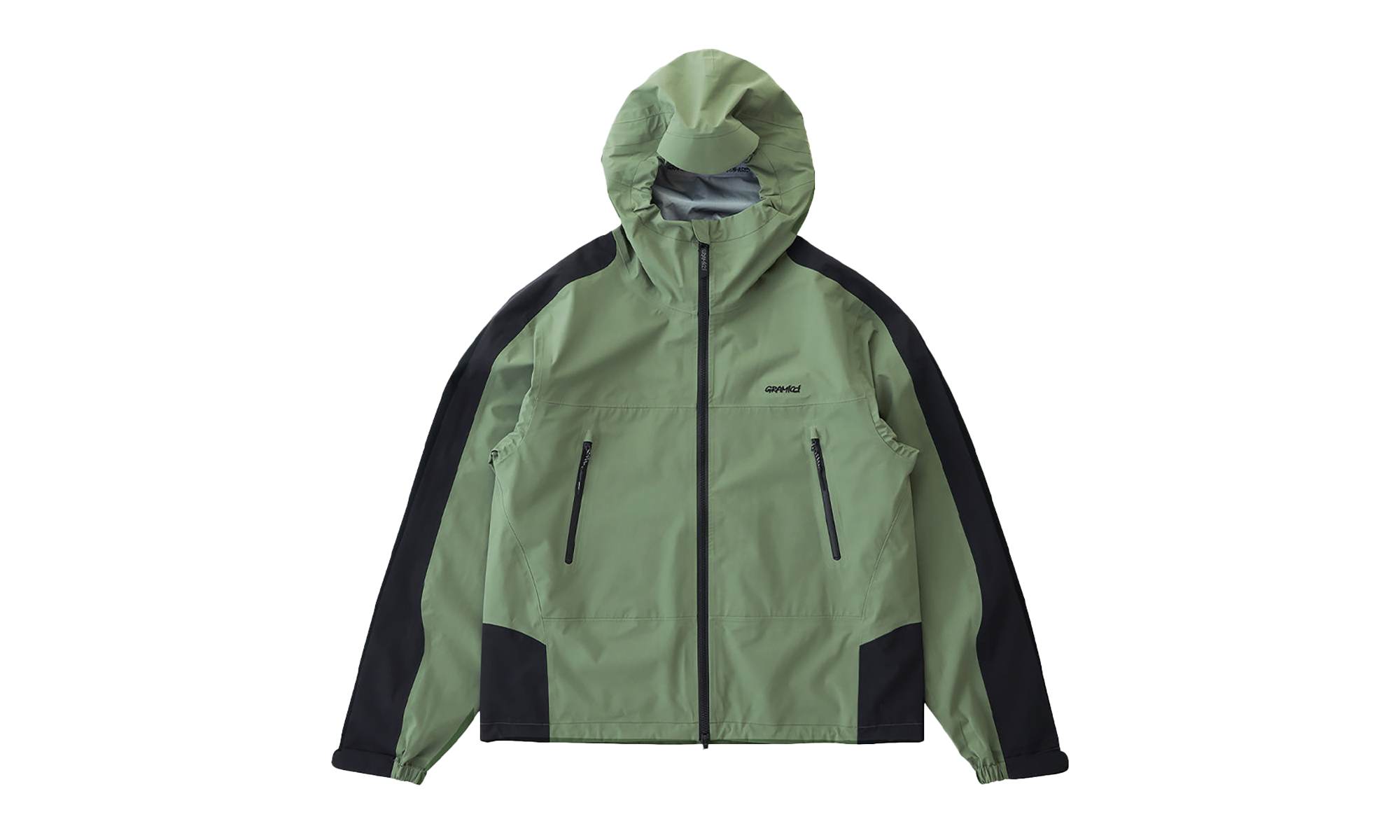 3L Guide Hooded Nylon Jacket "Sage" G5FU J012 GRN
