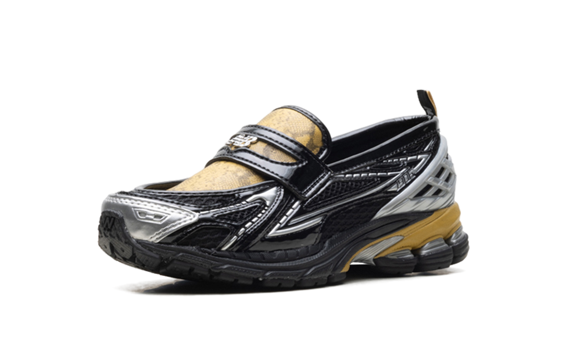 1906L "GANNI - Black Fall Leaf Snakeskin" U1906LGA