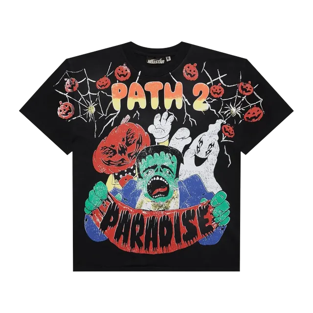 Hellstar Spooky Character T-Shirt Black — Authentic T-Shirts at CLZTURE